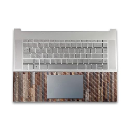 Image of Carbon Fiber Gaming Skin Compatible with HP Envy x360 16 inch (2023) - Woody - Premium 3M Vinyl Protective Wrap Decal Cover - Easy to Apply | Crafted in The USA by MightySkins