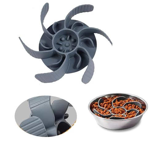 Fayemint Hunde Langsamer Fressnapf, Anti Schling Napf Hund, Slow Feeder Hundenapf, für Hunde und Katzen (17×3,5cm)