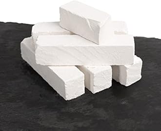 HITT Premium Edible Chalk - Natural Belgorod Edible Chalk for eating 7 oz (200 gr) - Zero Additives Organic Russian Edible Chalk Chunks - ASMR Food