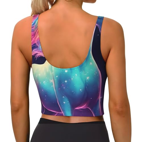 Womens Comfort Fit U-Shaped Back Yoga Bra Sweat Vest Shirts3