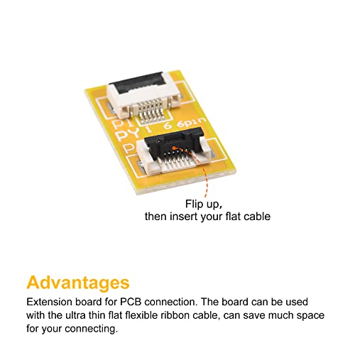 MECCANIXITY FPC Extension Board 6 Pin 0.5mm Pitch Pack 5 miniatura 4
