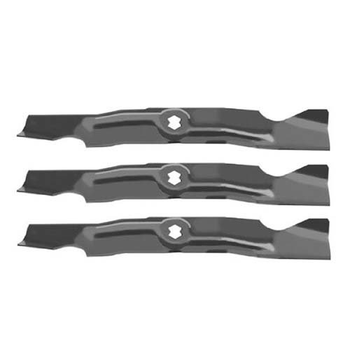(3 Pack) Premium Replacement High Lift Lawn Mower Deck Blade fits Oregon 335-859 98-086 | 17 7/8" x 3"