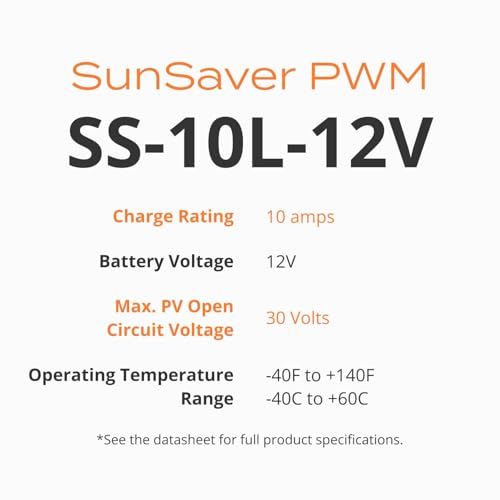 LVD付きSunSaver 10L充電コントローラー