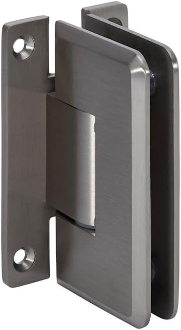 C.R. Laurence C0L337BN CRL Brushed Nickel Cologne 337 Series Adjustable Wall Mount Full Back Plate H