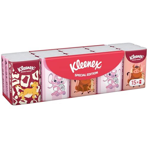 Pañuelos Kleenex® Disney P15 - Modelo Aleatorio (Inside Out, El Rey León, Stitch)