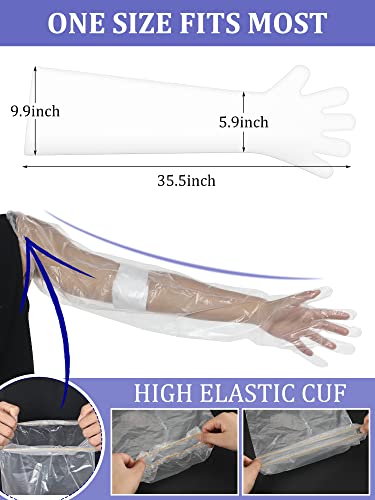 50 Pcs Waterproof Arm Cast Cover For Shower Bath, Arm Cast Sleeve Protector, Adult Long Cast Bandage Protector Bag Covers For Shower Broken Wound Arm Wrists Elbow (Full) #TOP2