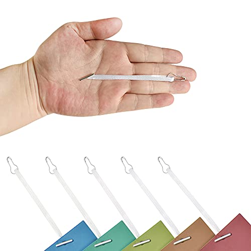 Snapklik.com : 4.5 500Pcs Hang Tag Fasteners Silks And Satin Strings ...