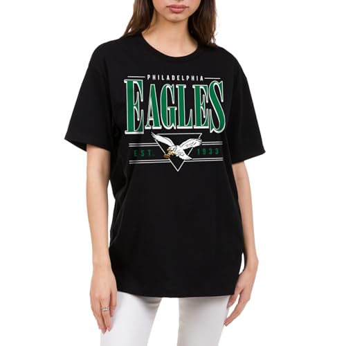 Philadelphia Eagles NFL Established Retro - Adult Short Sleeve Fan T-Shirt for Men & Women by Junk Food - Image 2