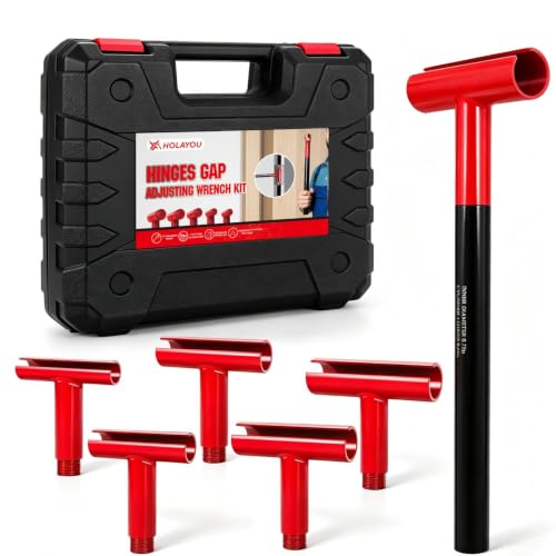 HolaYou 5-in-1 Door Hinge Adjustment Tool for Residential,Commercial Door - image 1