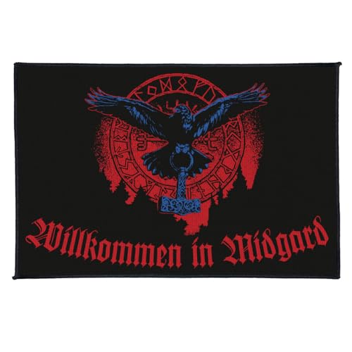 Spaß Kostet Fußmatte nordische Wikinger Motive Willkommen in Midgard