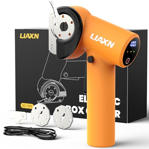 Cardboard Cutter 4000mAh 450RPM 3 Speeds Powerful Cordless Electric Scissors...