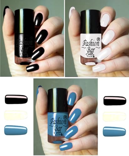 Fashion Bar Set of 12 Gel Finish Nail Polishes (COMBO- SET- 6) - Image 2