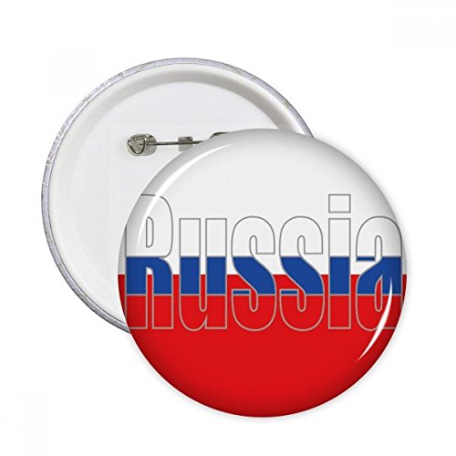 Drapeau Russie bouton badge XL idéal pour décorer un sac à dos de voyage