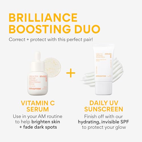Image of innisfree Daily UV Defense SPF 50+ PA++++ Korean Face & Body Sunscreen, Broad Spectrum, Invisible Finish, No White Cast, Lightweight, Hydrating