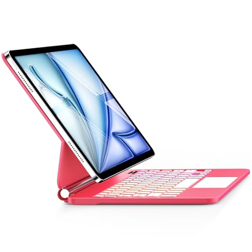 for iPad 9th Generation Case with Keyboard Magic Magnetic Keyboard Case for iPad 10.2 9th/8th/7th Gen & Air 3 Pro 10.5 Multi-Touch Trackpad - Backlit - Floating Cantilever Stand Wireless Keyboard