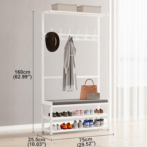 Rangement indépendant 2 niveaux pour petits couloirs encombrés - 3