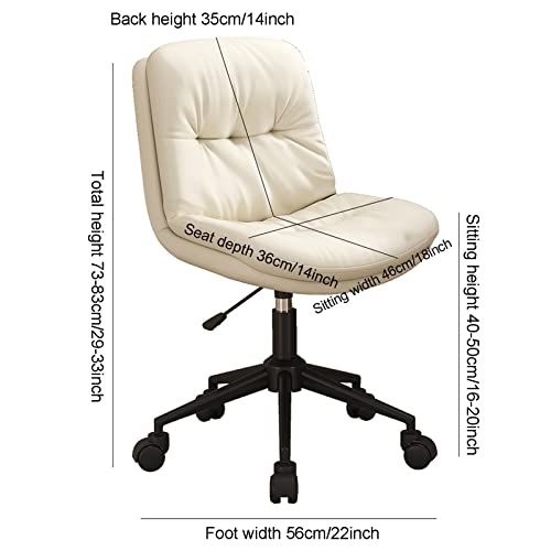 Chaise de bureau sans accoudoirs pour gagner de la place et travailler confortablement - 2