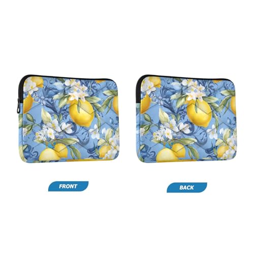 Funda para portátil floral azules 13-14 pulgadas miniatura 2