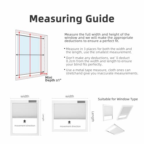 ZSTARR Motorized Honeycomb Cellular Shades Electric Skylight Shades for Vertical and Skylight Windows Cordless Rechargeable Smart Blinds with Optional Solar Panel Custom Size (Stone Grey)