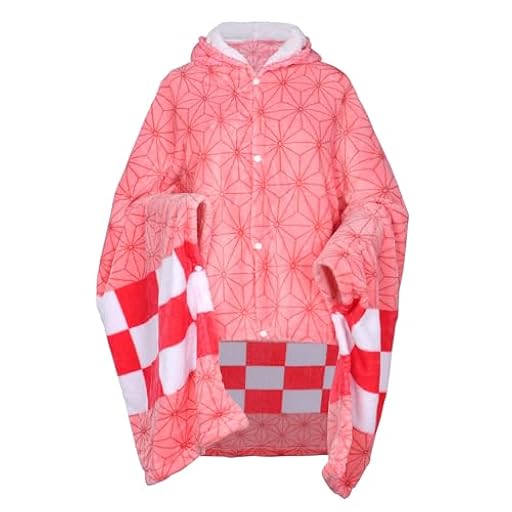 WANHONGYUE Demon Slayer Kamado Nezuko Manta con Capucha Ponibles, Capa con Capucha Anime Cosplay Manto Chal Pijama Suave Unisex, 100 * 160 cm | Ya disponible en tu tienda friki favorita! En mundofriki.es! WANHONGYUE Demon Slayer Kamado Nezuko Manta con Capucha Ponibles, Capa con Capucha Anime Cosplay Manto Chal Pijama Suave Unisex, 100 * 160 cm | Ya disponible en tu tienda friki favorita! En mundofriki.es!