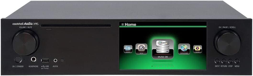 X45 Roon Ready High-Resolution Audio Player and DAC (Black)