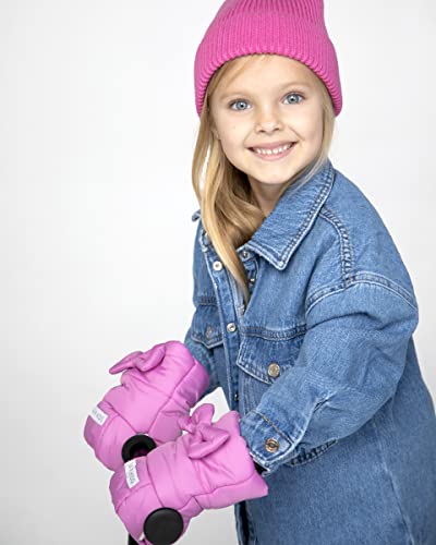Image of 7 A.M. 7AM Enfant Winter Gloves for Kids - Waterproof Kids Warmmuffs Gloves Hand Warmer for Scooters | Soft Plush Lined Interior