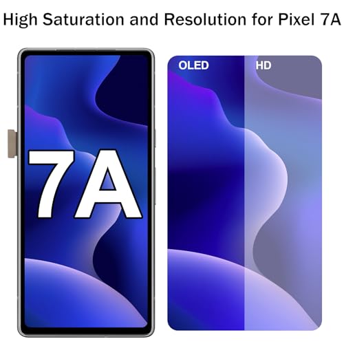 Écran OLED pour Google Pixel 7A avec châssis et kit de réparation complet - 4