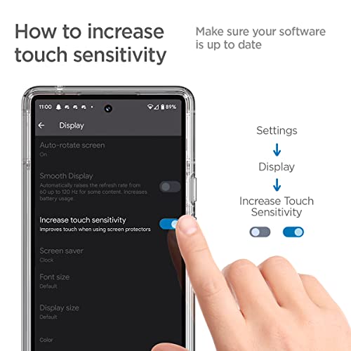 Spigen GLAStR Align Master designed for Google Pixel 6 Screen Protector Premium Tempered Glass - [Case Friendly - 2 PACK]