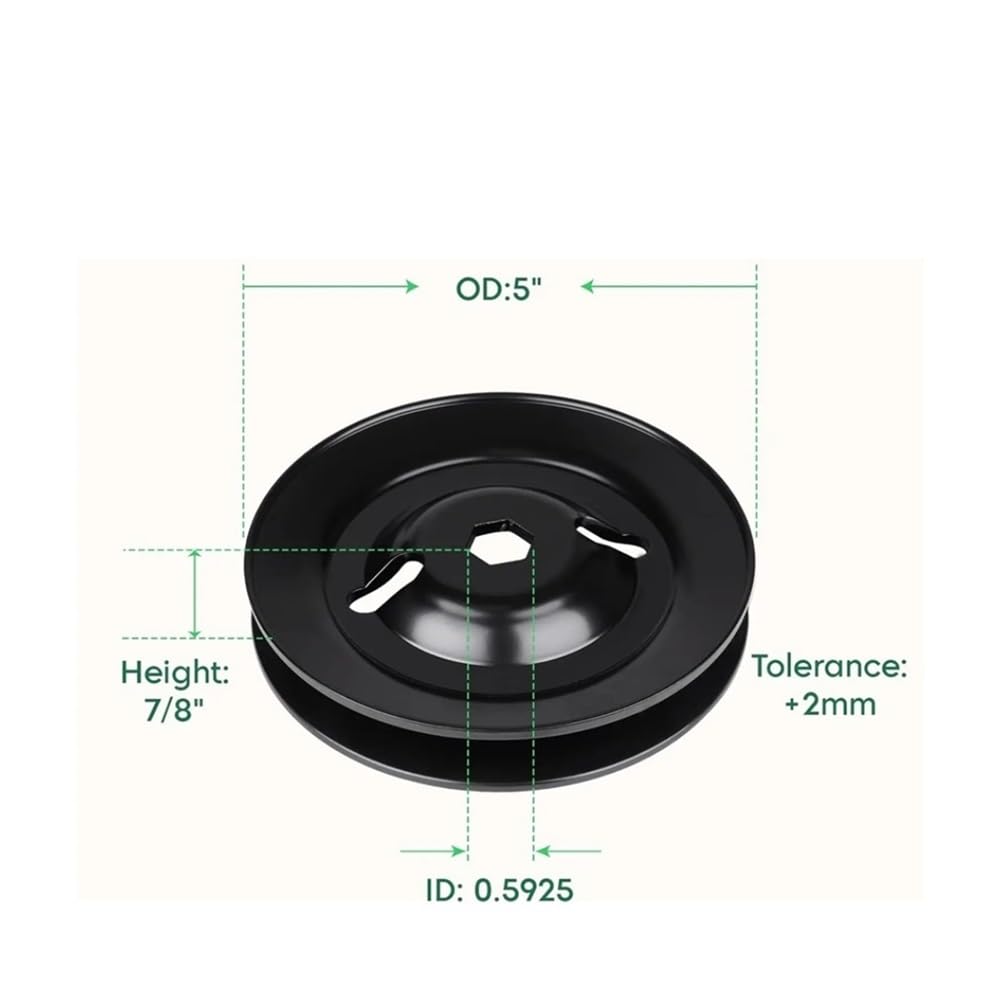strony 3-pakowe koło pasowe wrzeciona pasujące do M155979 GX20335, J/D 48 "pokład L120 L130 LA130 LA140 S240 X140 Z245 Z255 Z355E kosiarki do trawy