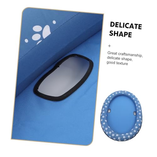Piscine gonflable pour chiens Mikikit tapis flottant bleu