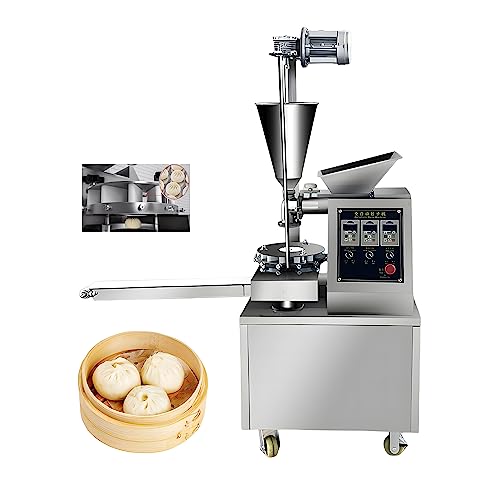 HayWHNKN Steamed Stuffed Filling Machine commercial Momo Maker Commercial Steamed Stuffed Bun Machine Baozi Pastry Pie Filling Machine Soup Dumplings Maker 110V