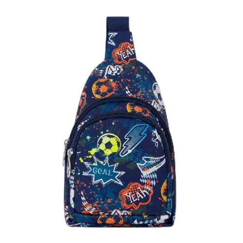 Image of Asera Chest Bags for Kids Lightweight Adjustable Straps, Multiple Pockets - Perfect for School, Travel, and Outdoor Adventures