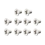 uxcell M3x5mm Phillips Flat Head Countersunk Bolts Machine Screws 100Pcs