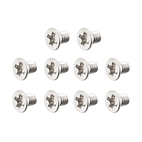 uxcell M3x5mm Phillips Flat Head Countersunk Bolts Machine Screws 100Pcs