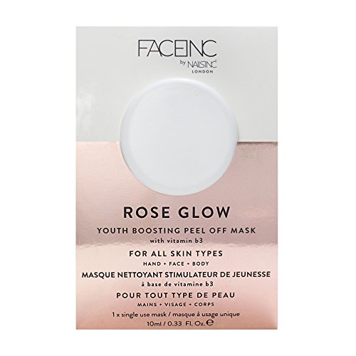 Face Inc By Nails Inc, Rose Glow Youth Boosting Peel Off Pod Mask
