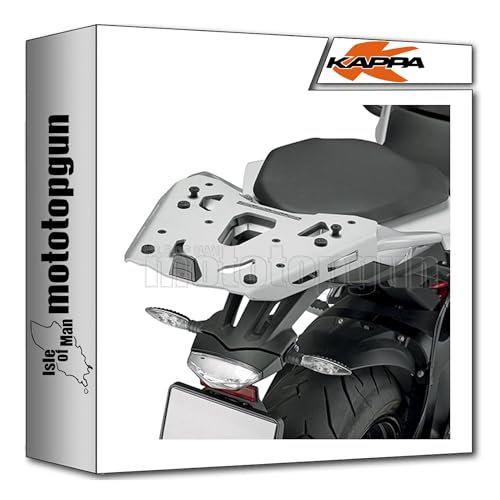 Adaptador de aluminio satinado Kappa KRA5119 Monokey para chasis BMW S 1000 XR