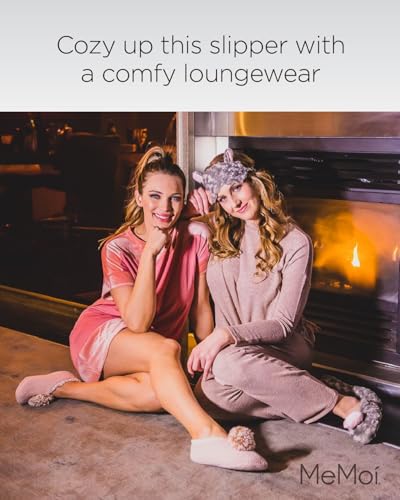 MeMoi Women's Shrooms Sherpa Lined Slippers4