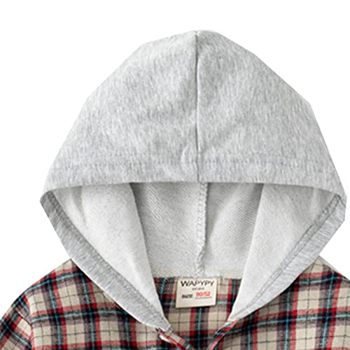 Toddler Boys Long Sleeve Winter Autumn Hooded Shirt Tops Coat Outwear For Baby Clothes Baby Girls' Shacket Jacket Coat4