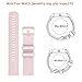 Verbstel Silicone Watch Bands Quick Release Premium Soft Rubber Replacement Straps for Men and Women 18mm 20mm 22mm (18MM, Green/Pink)