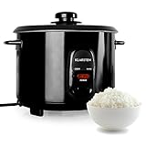 Olla arrocera con potencia de 500 W y capacidad de 1,5 litros (equivalente a unas 8 tazas de arroz). Detención automática en cuanto el arroz está preparado y función de mantenimiento del calor.