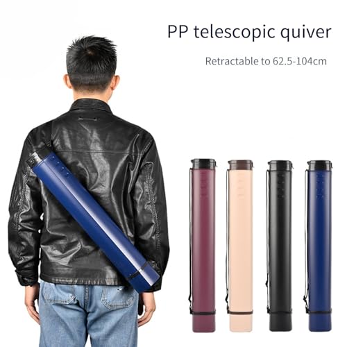 Csnbfiop Quivers Archerys Case Pouches Holder Archerys Bag Telescopic Arrows Shoulder Archerys Carriers Holder Tube Adjustable - Image 2