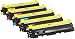 Produktbild 5er Set Premium Toner kompatibel für Brother TN230 DCP-9010CN HL-3040CN HL-3045CN HL-3070CW HL-3075CW MFC-9120CN MFC-9125CN MFC-9320CW MFC-9325CW | Schwarz 2.200 Seiten & Color je 1.400 Seiten