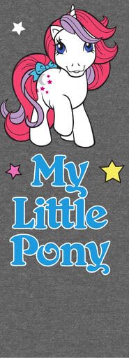 My Little Pony Retro Men's Heather Gray Sleep Pants2