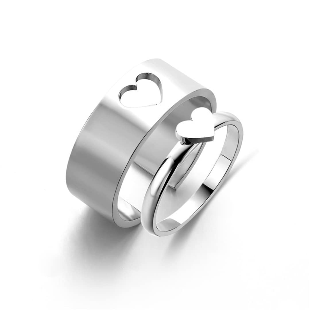 See full amazon price history chart for Vembley Silver Heart Couple Ring Matching Wrap Finger Ring For Women And Girls Vembley Silver Heart Couple Ring Matching Wrap Finger Ring For Women And Girls (B0CRBF3KJS) Amazon Price History, Amazon Price Tracker