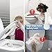 Baby Proofing Toilet Seat Locks (2-Pack) - Ideal Baby Proof Toilet Lid Locks (8.5