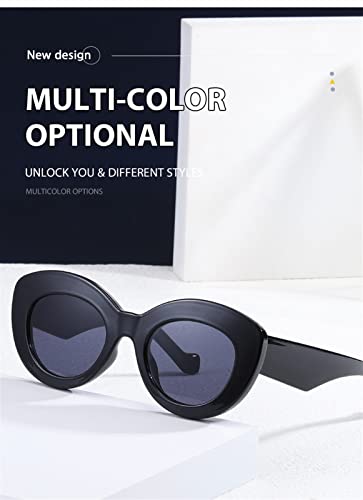 ZENYS Cat Eye Men and Women Vintage Outdoor Vacation Sunglasses (Color : C, Size : 1)2