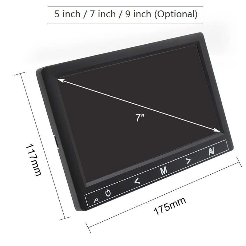 Microscope Microscope H_D LCD Displayer 5/7/9 Inches with WF10X Eyepiece for Stereo or Biological Microscope Monitor Screen Video(7 inches)