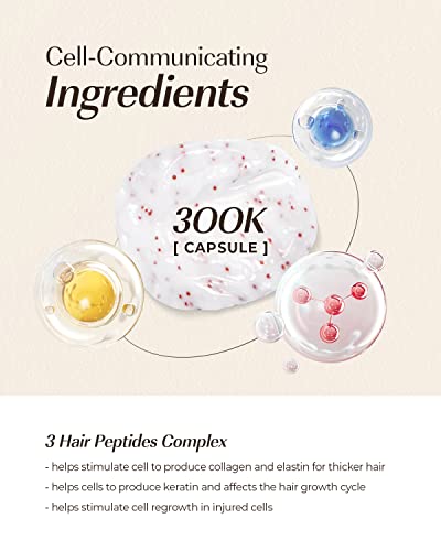 Foamist 100% Clean Vegan Scalp & Thickening With Basil Mint And Caffeine 3 Peptides Complex Hair Conditioner For Hair Loss, Thin Hair 250Ml / 8.4 Fl.oz. #TOP3