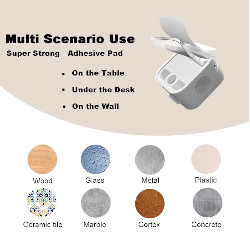 Organizador de Cables con Clips Magnéticos, 10 Unidades, Blanco miniatura 6
