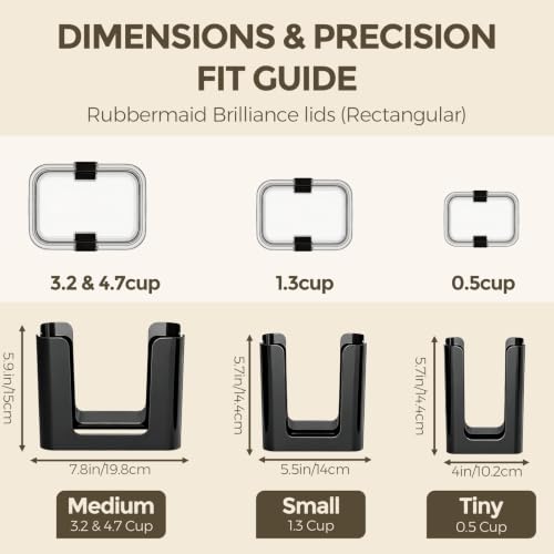 Food Storage Container Lid Organize...